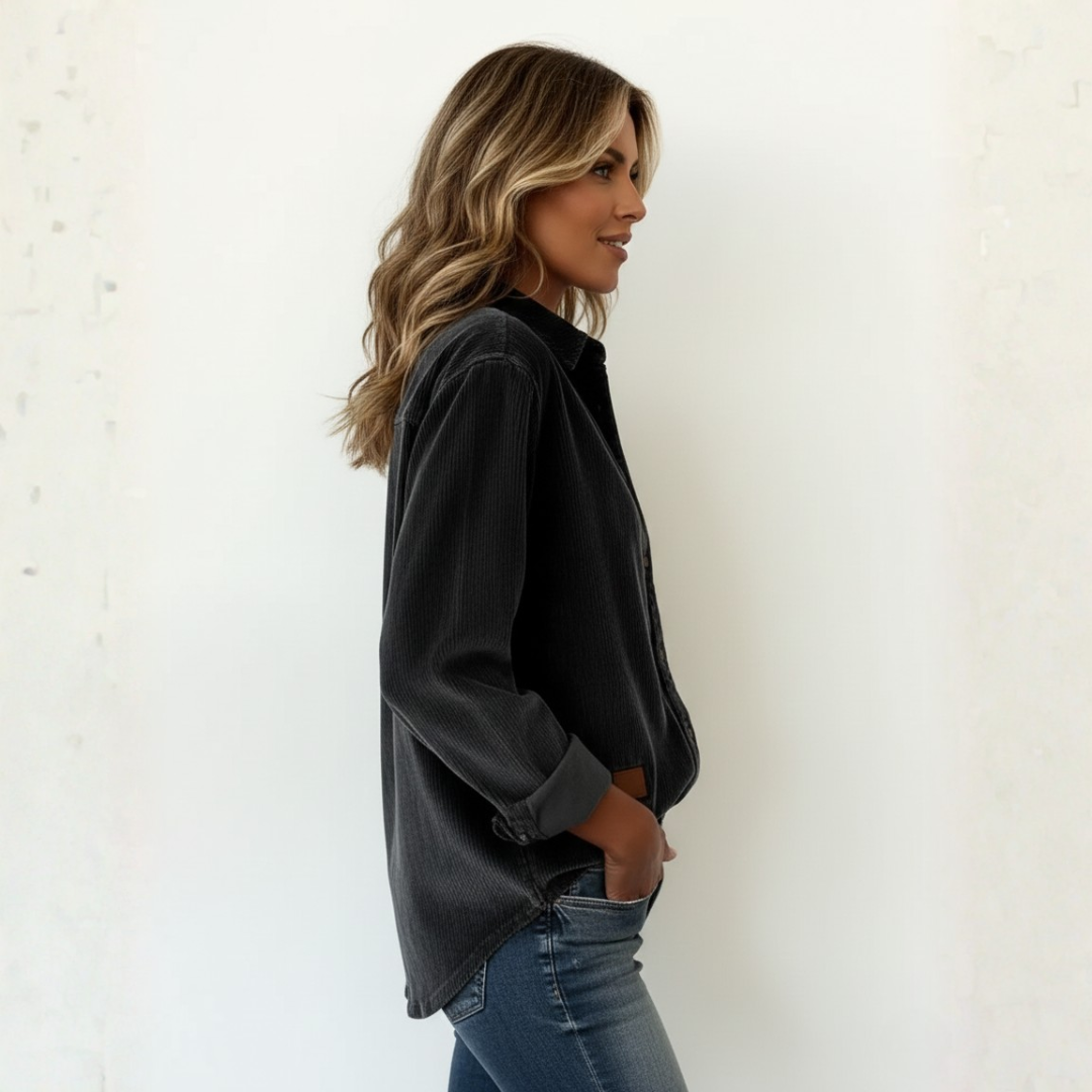 Elivianne - Een corduroy shirt dat geweldig werkt
