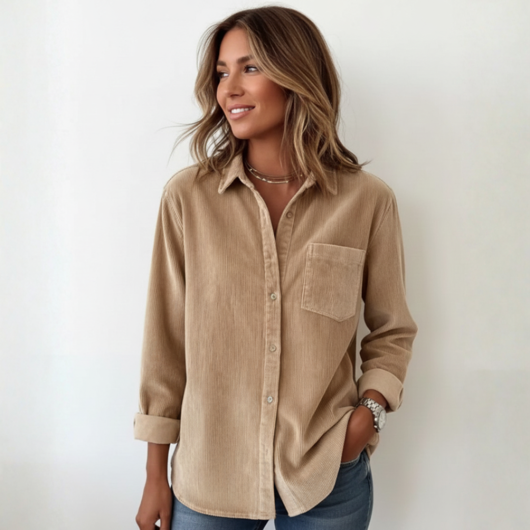 Elivianne - Een corduroy shirt dat geweldig werkt