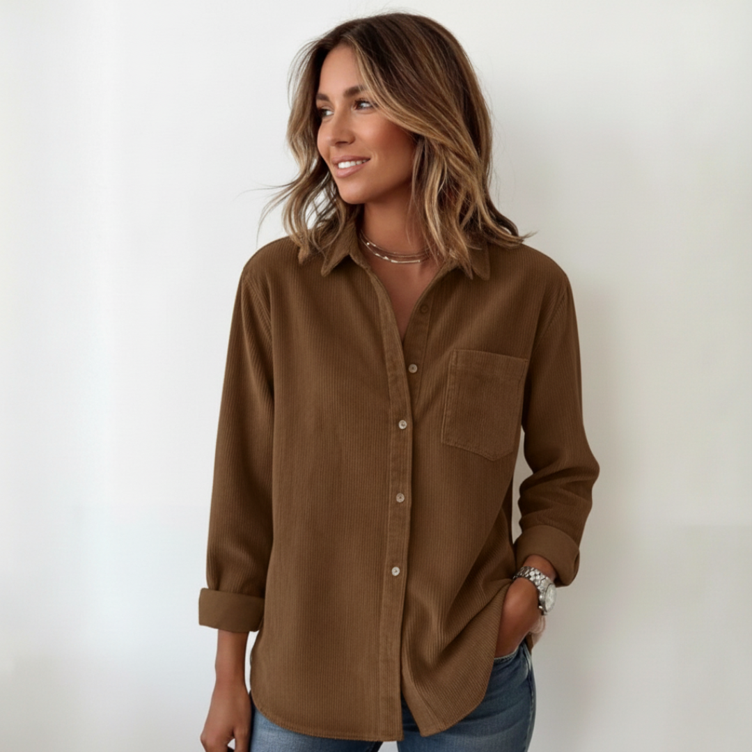 Elivianne - Een corduroy shirt dat geweldig werkt