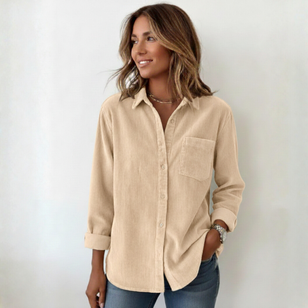 Elivianne - Een corduroy shirt dat geweldig werkt