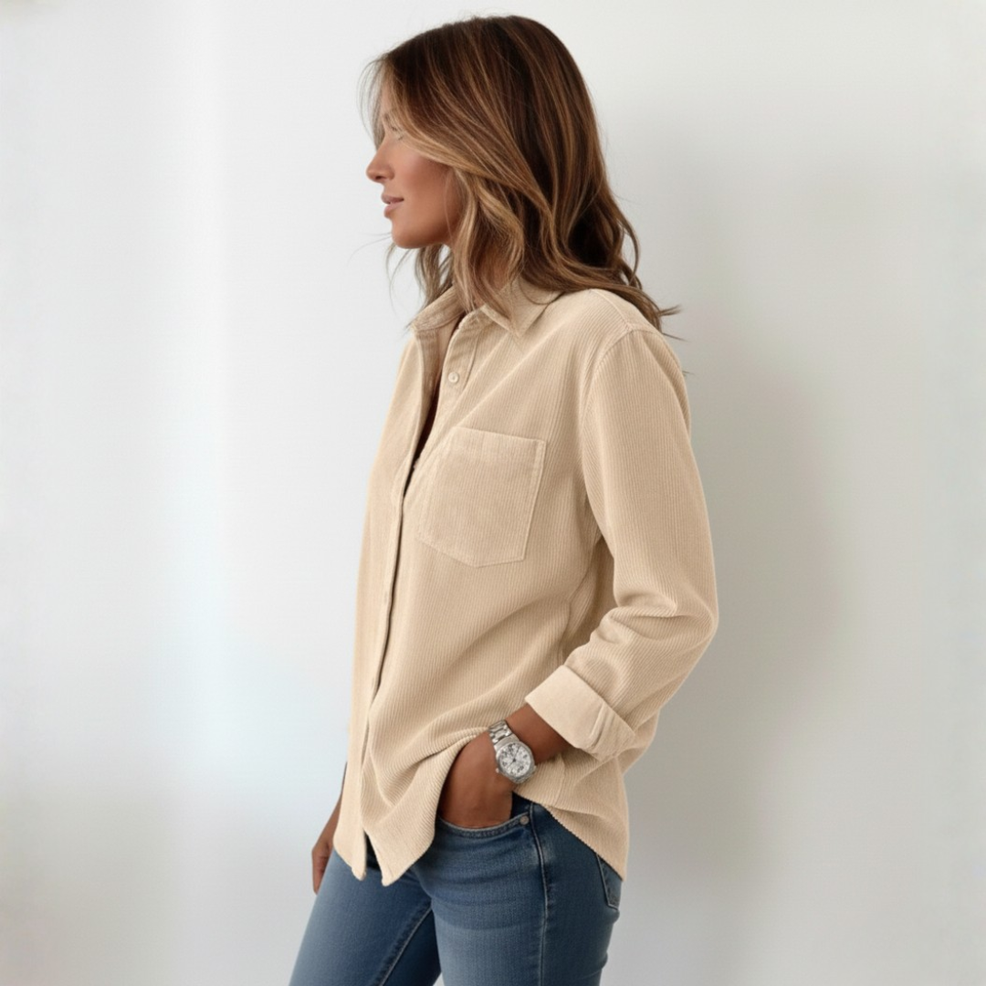Elivianne - Een corduroy shirt dat geweldig werkt