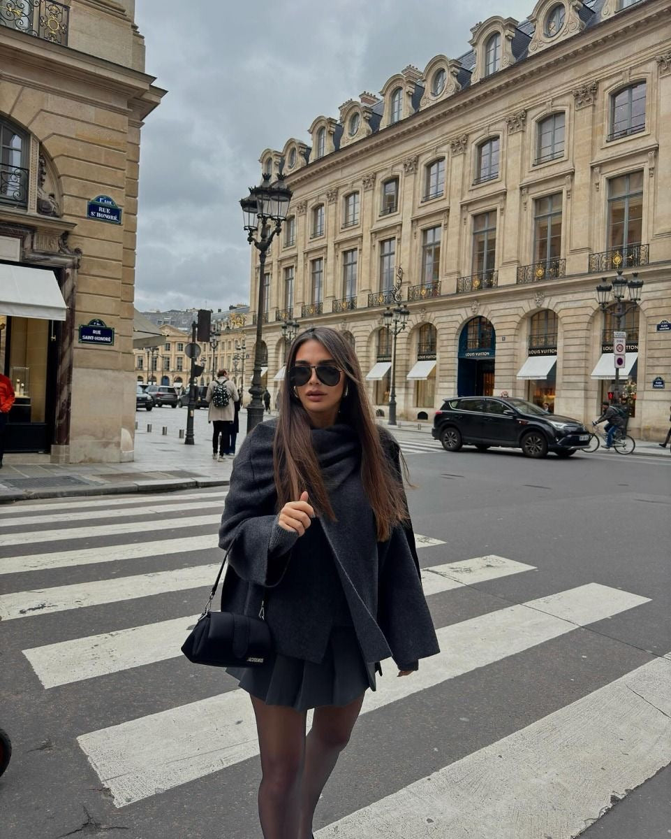 Macey - Classy Scarf Coat
