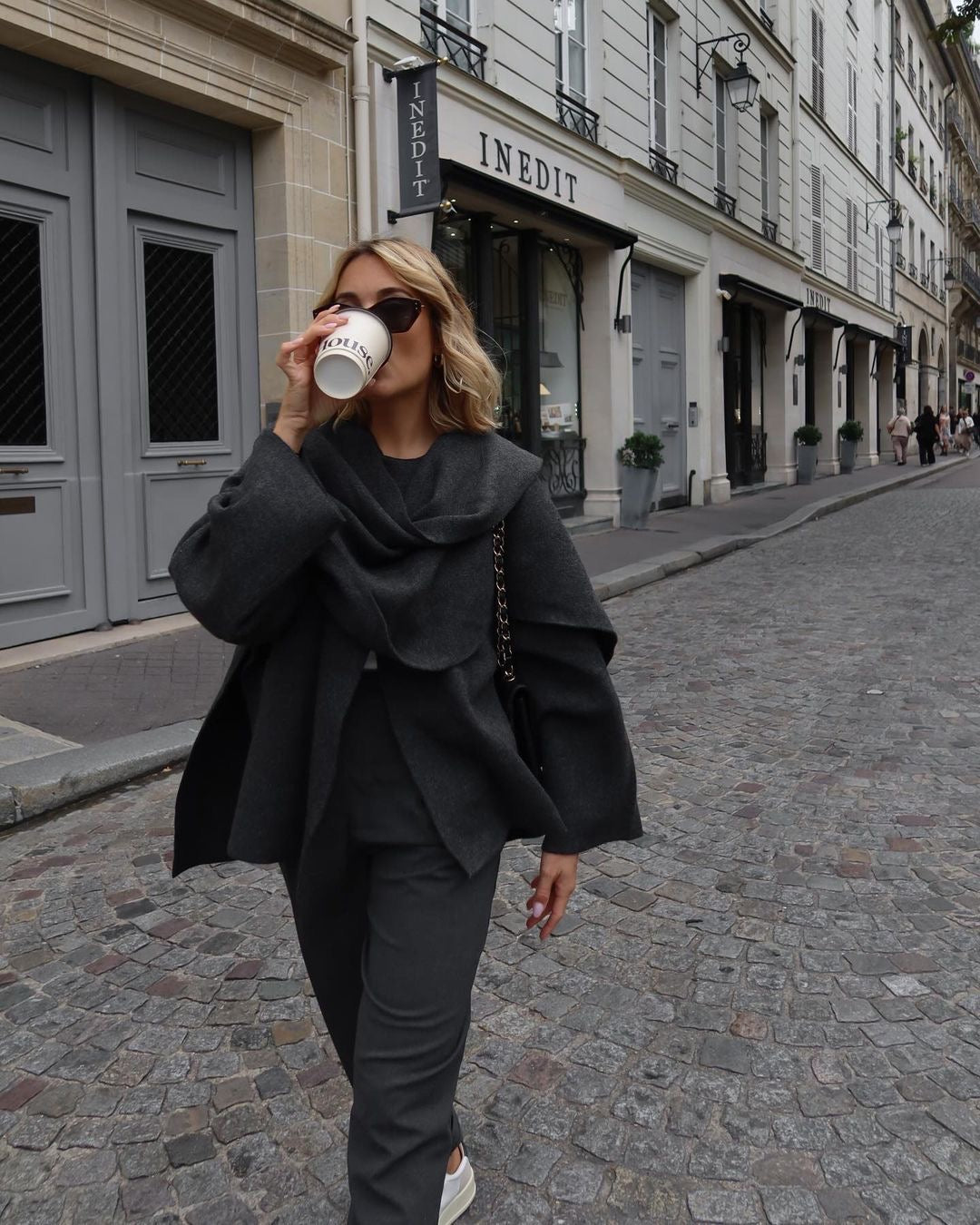 Novel - Classy Scarf Coat