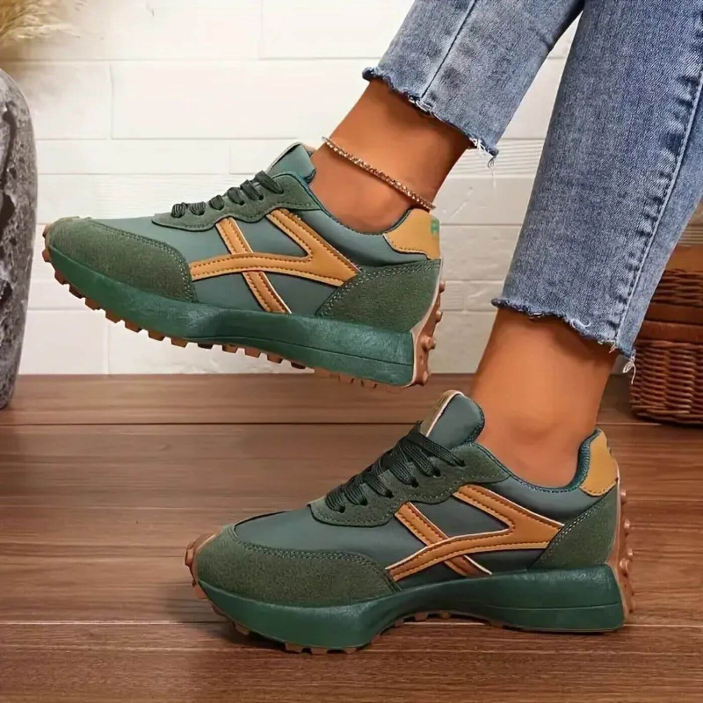 Fayette - Comfortabele, slipvaste orthopedische sneakers