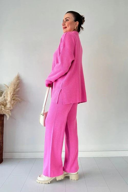Maaike - Stijlvolle set met V-hals