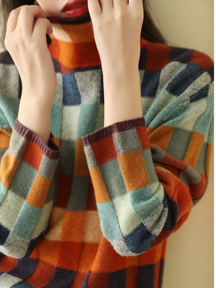 Hodierna - Vrouwen Wintertrui met Geometrisch Motief