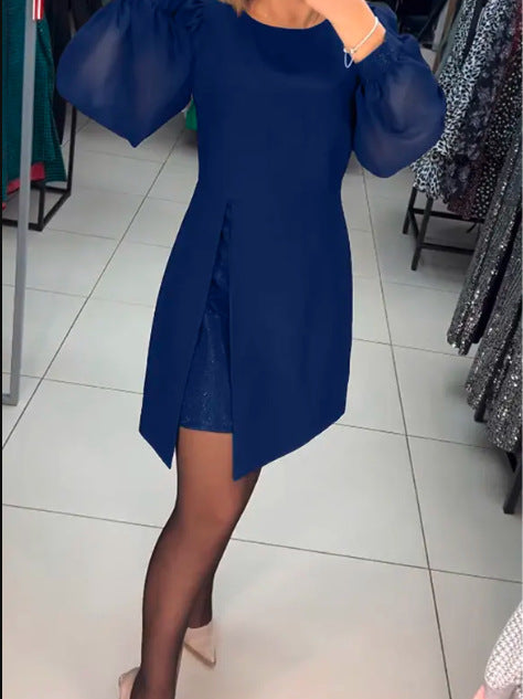 Carine - Elegante midi jurk met split