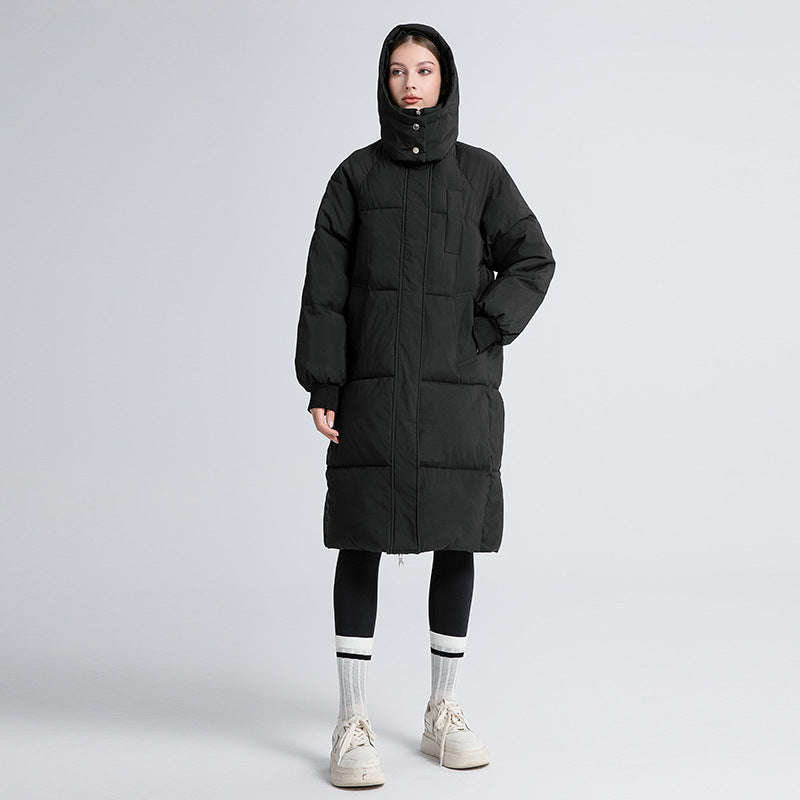 Aurelina - Lange Gewatteerde Winterjas Elegant