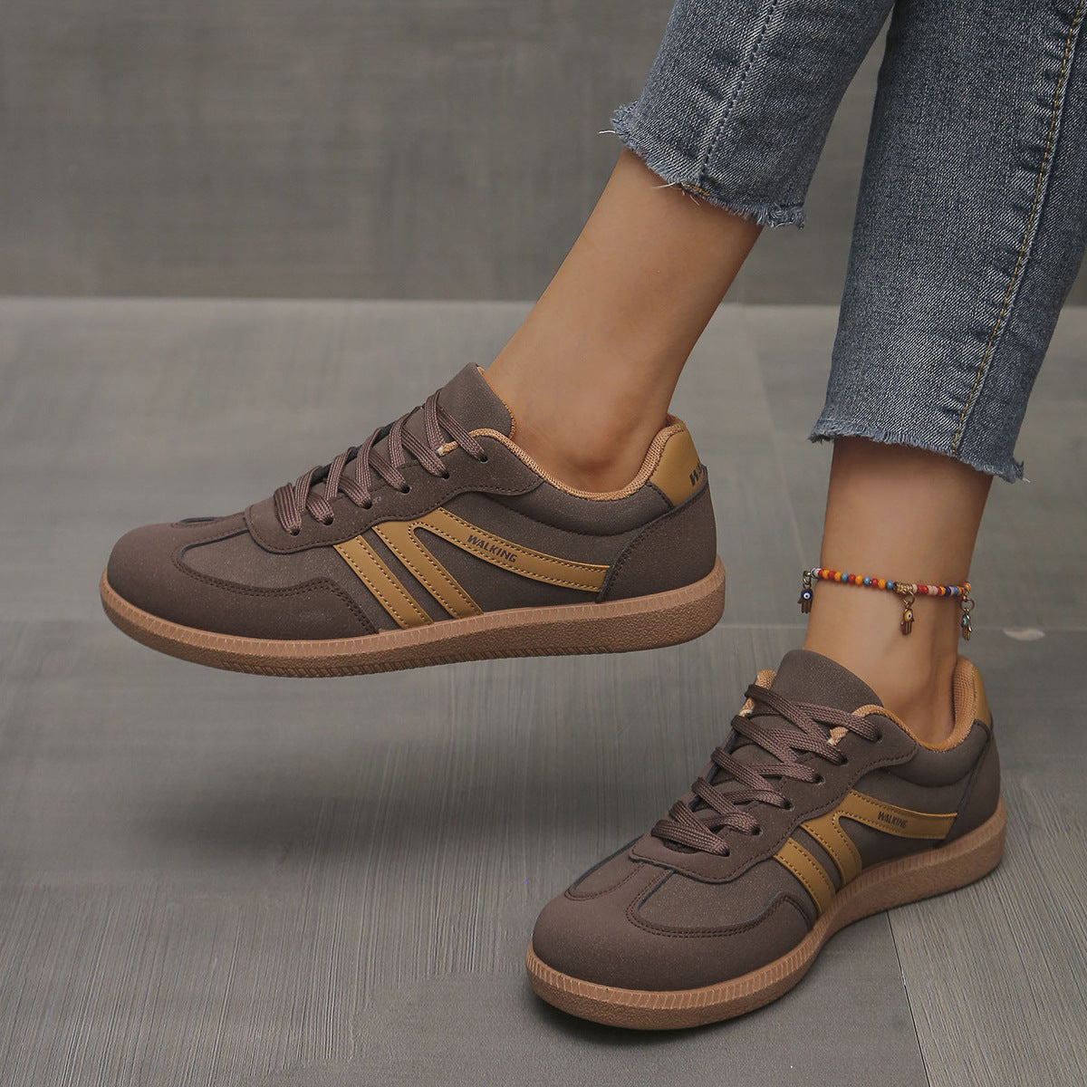 Clementine - Comfortabele damessneakers met ondersteuning van de voetboog