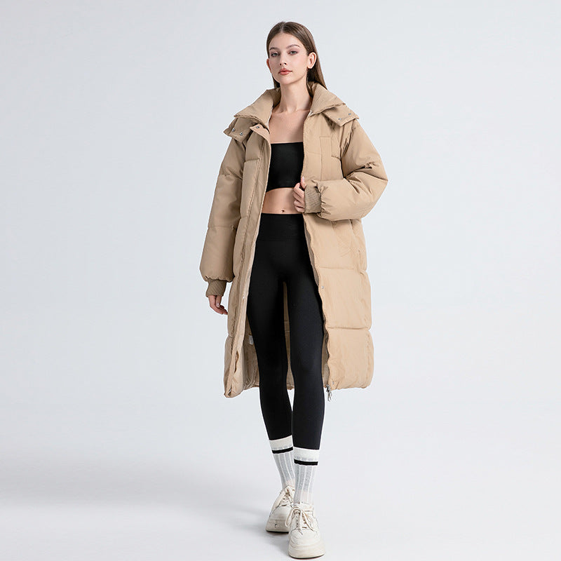 Aurelina - Lange Gewatteerde Winterjas Elegant