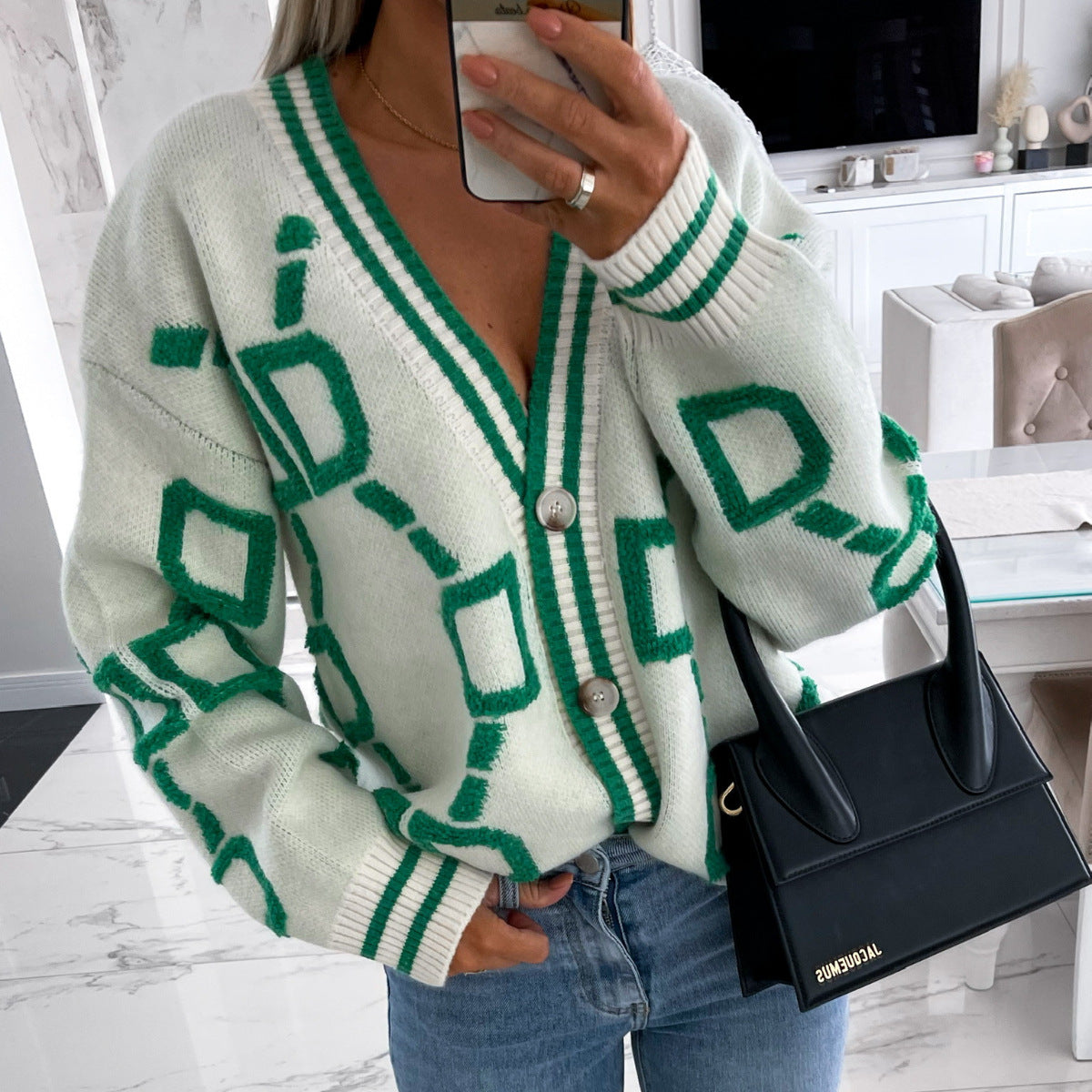Aliza- Vest met prachtige print