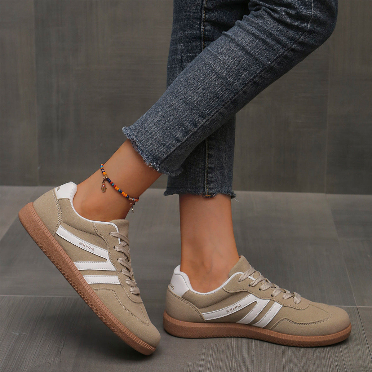 Clementine - Comfortabele damessneakers met ondersteuning van de voetboog