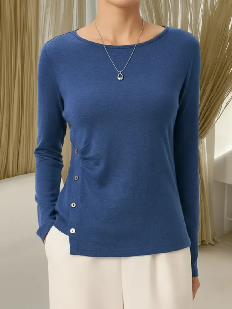 Isalynne - Top en Zachte Brei met Knoopdetails