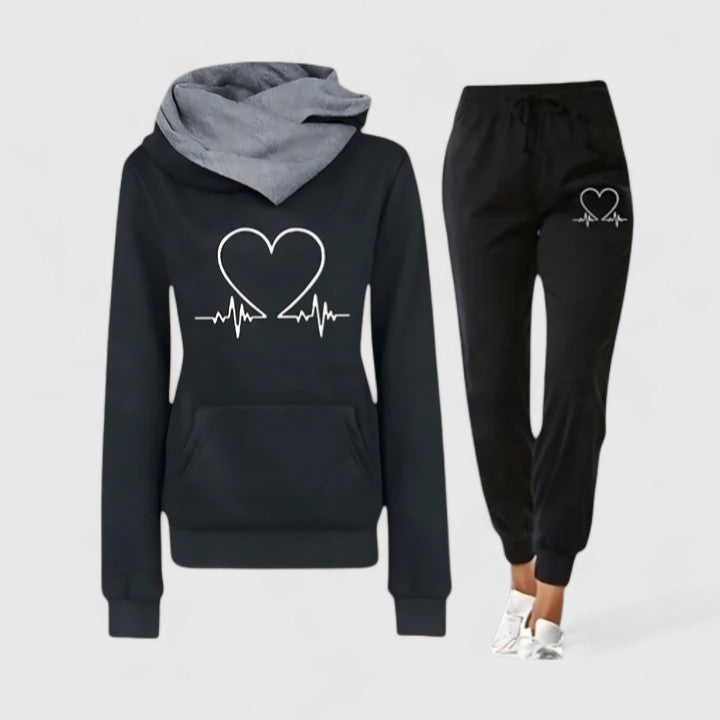 Constance - Dames sweatset met capuchon en comfortabele broek