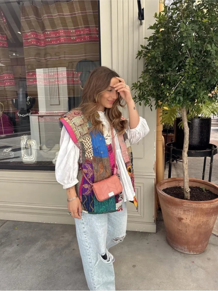 Colorcascade Gilet - Perfect voor het aankomende seizoen!