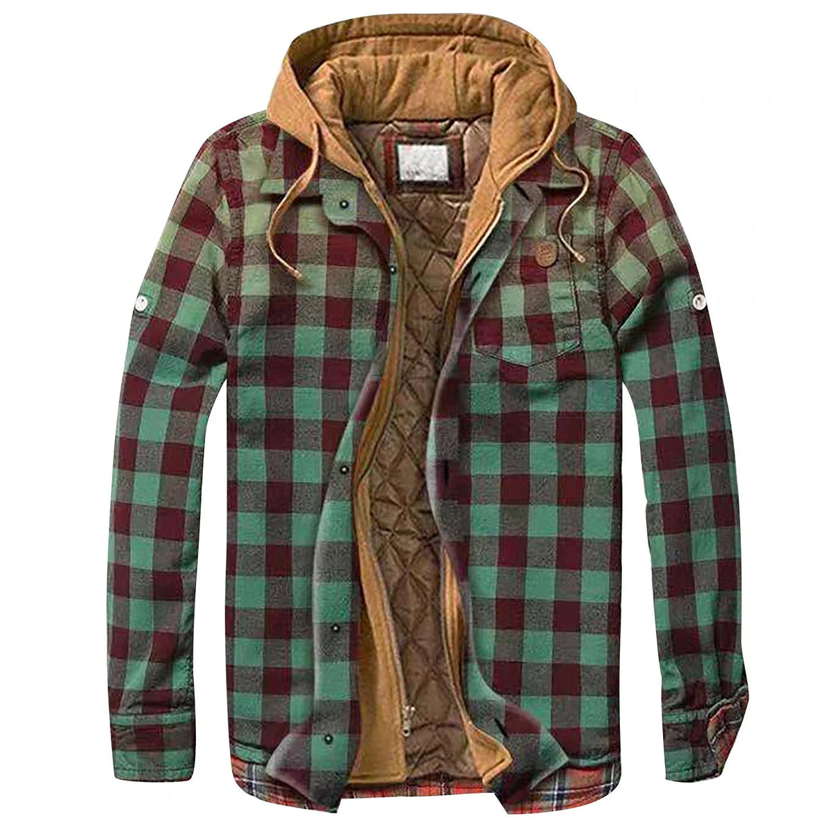 Simon - Heren hoodie met warme gewatteerde voering