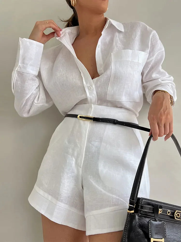 Melanie - Two Piece Linnen Set