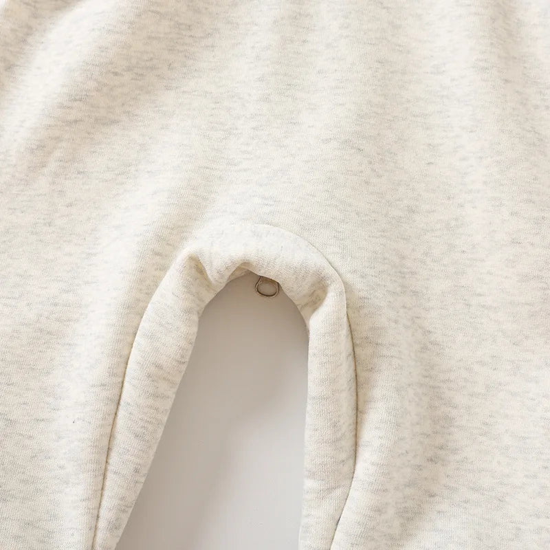 MILANCEL – barboteuse pour bébé, doublure épaisse, combinaisons pour garçons, doublure en fourrure, vêtements pour tout-petits, tenue pour garçons, automne 2024