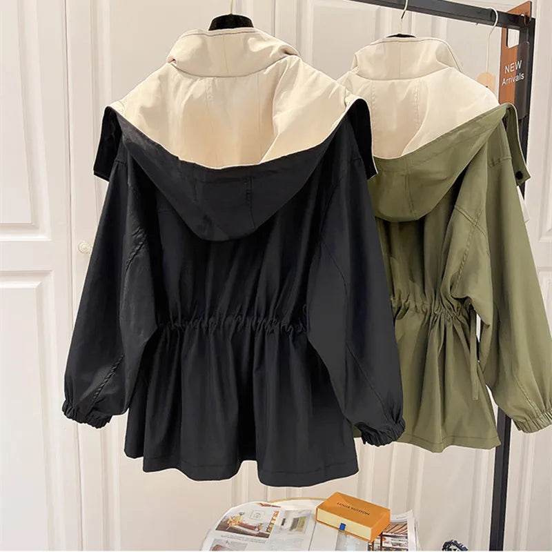 Lilian - Stijlvolle Stijlvolle Waterabsorberende trenchcoat