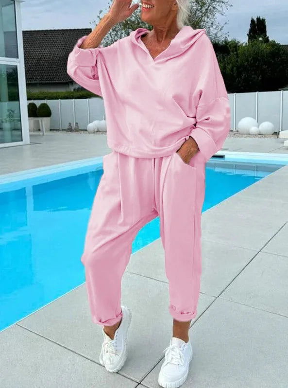 Adrienne - Comfort Tweedelig Set Hoodie & Harembroek