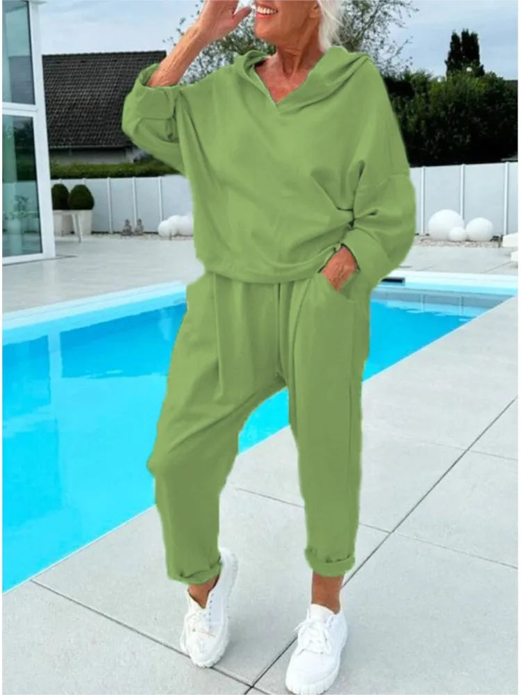 Adrienne - Comfort Tweedelig Set Hoodie & Harembroek