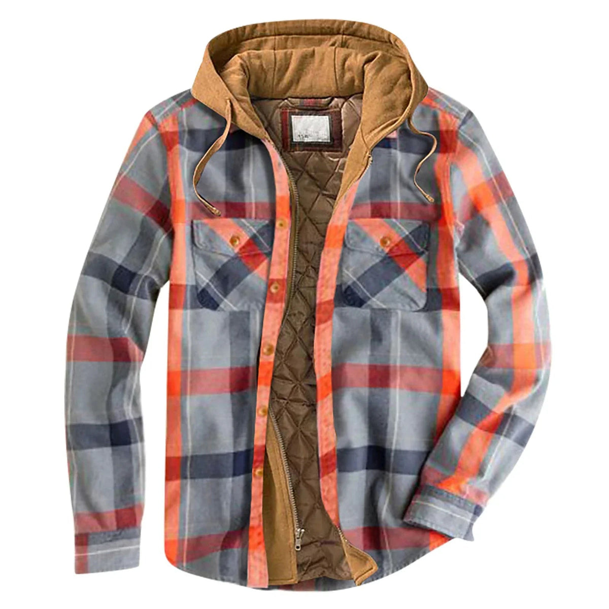 Simon - Heren hoodie met warme gewatteerde voering