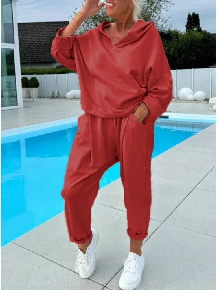 Adrienne - Comfort Tweedelig Set Hoodie & Harembroek