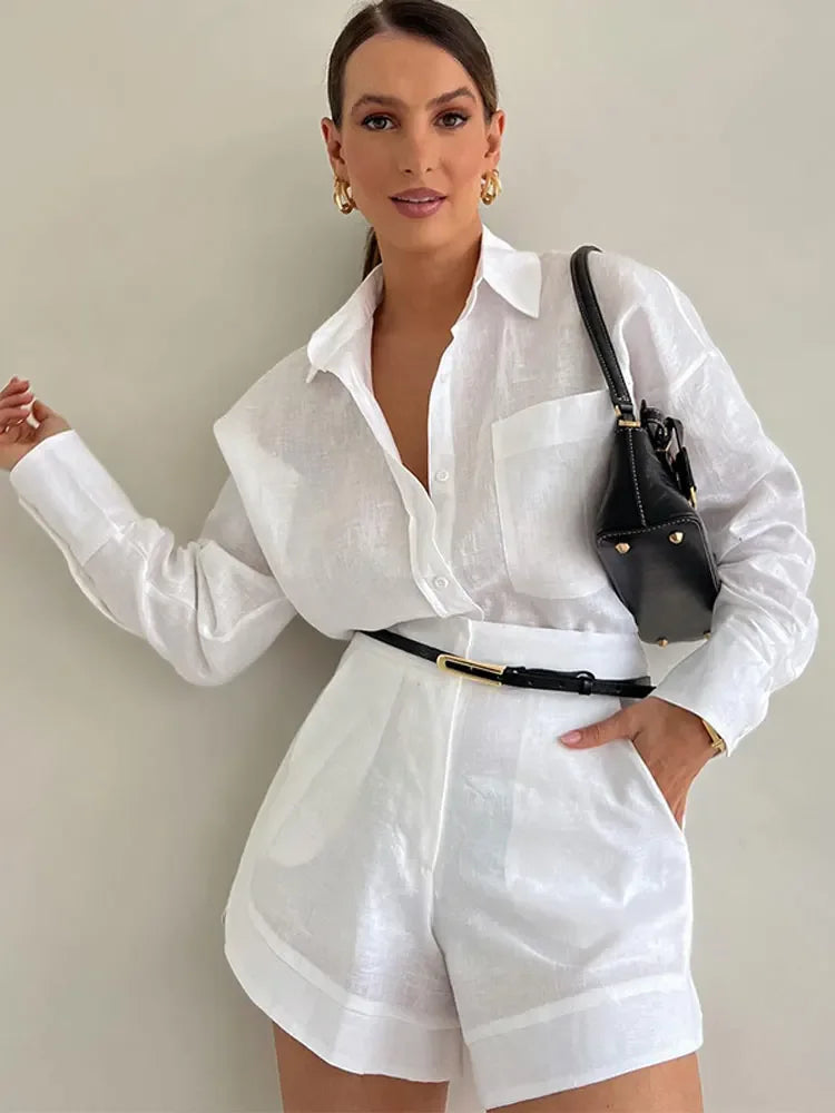 Melanie - Two Piece Linnen Set