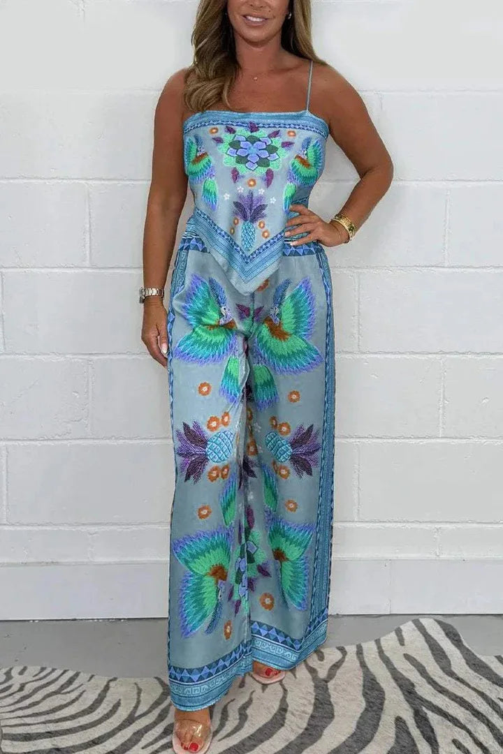 Milana - Dames 2-delige set met exotische print