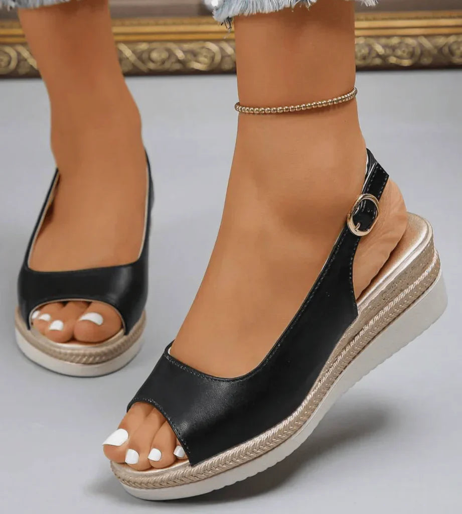 Ravindra - Comfort Sandalen voor Dames met Sleehak