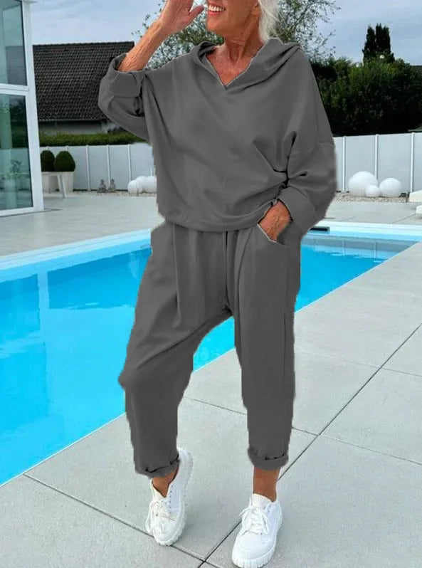 Adrienne - Comfort Tweedelig Set Hoodie & Harembroek