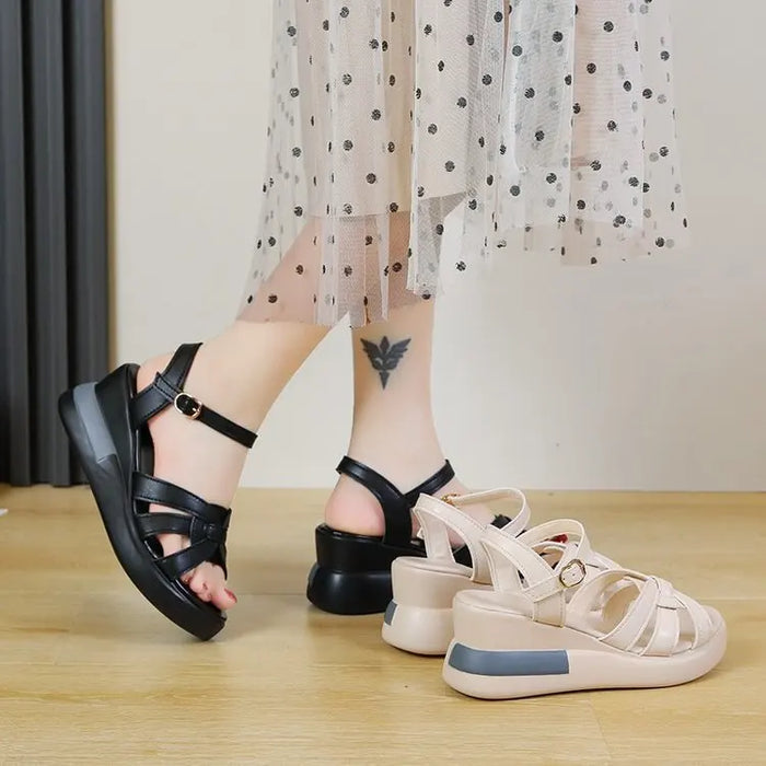 Genevieve - De meest comfortabele plateau sandalen