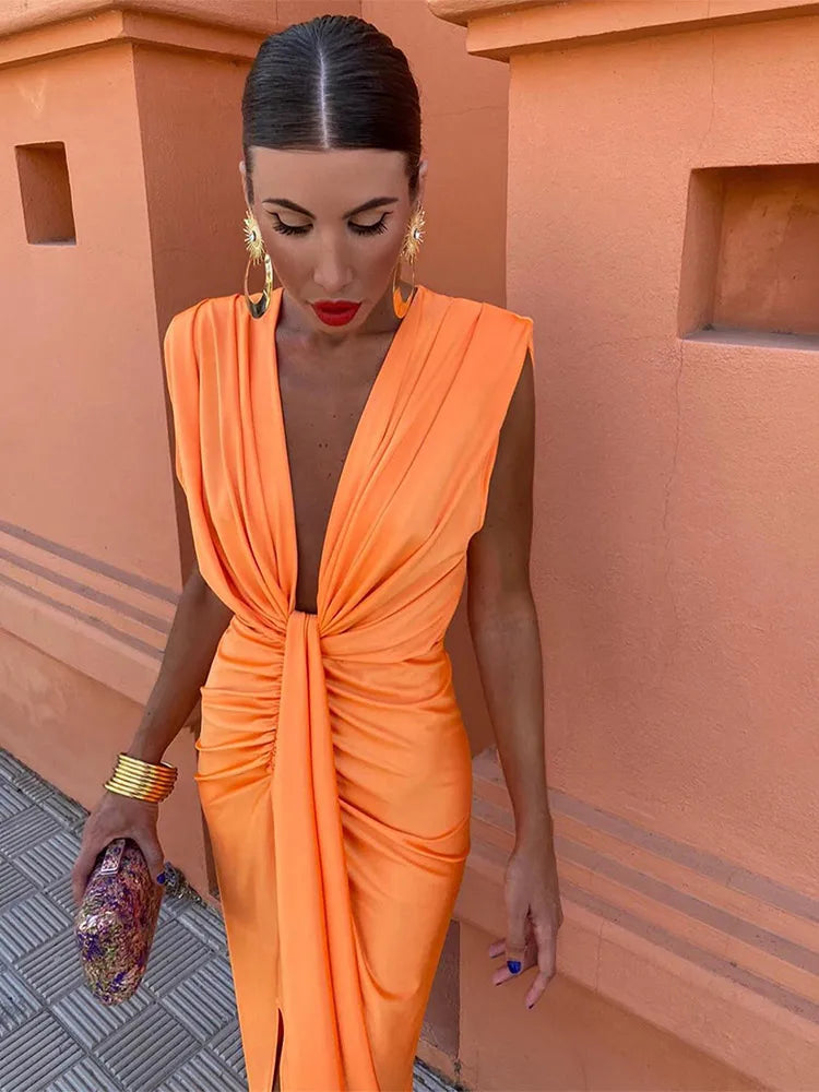 Helena - Elegante V-hals Dress