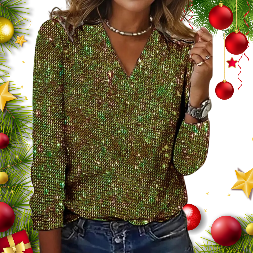 Tabitha - Glitter top voor dames