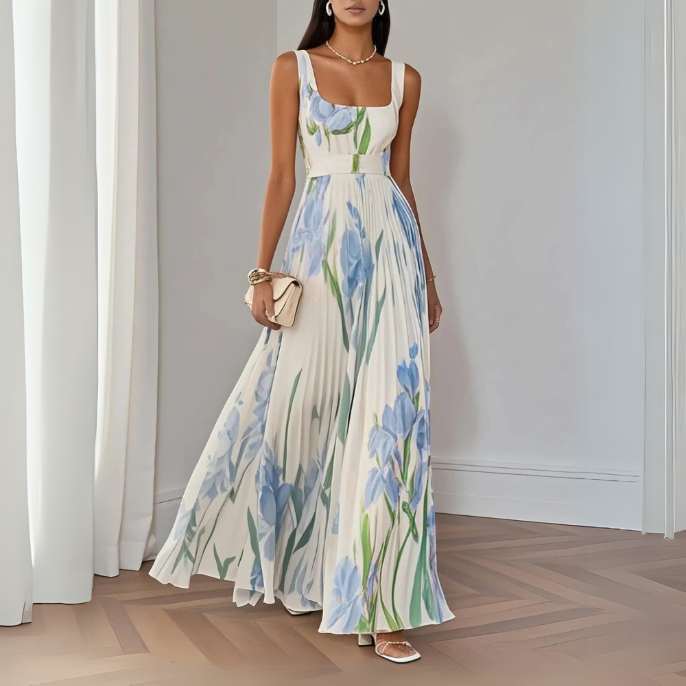 Roselitha - Elegante Bloemige Maxi Dress