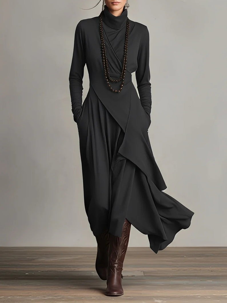 Gisavelle - Maxi Asymmetrische Elegante Avondjurk