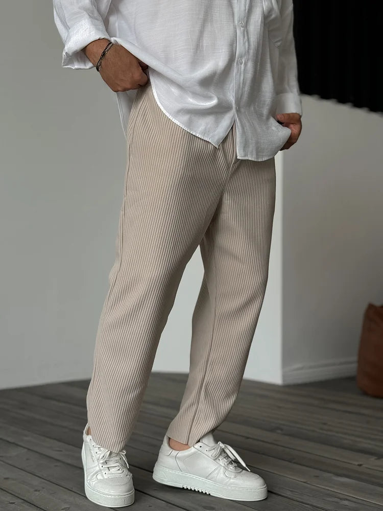 Vincenzo - Premium heren rib broek
