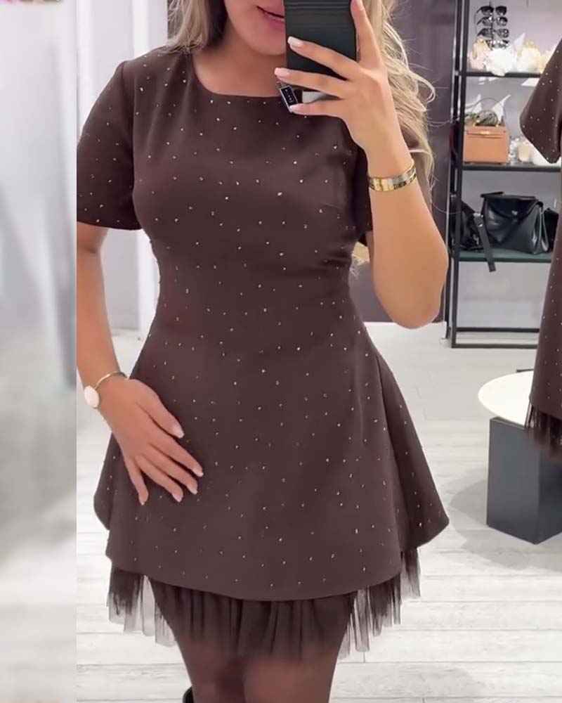 Helisanya - Robe Patchwork Schitterend Elegant