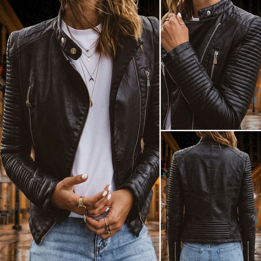 Ophira - Motorjack Dames Stijl Urban