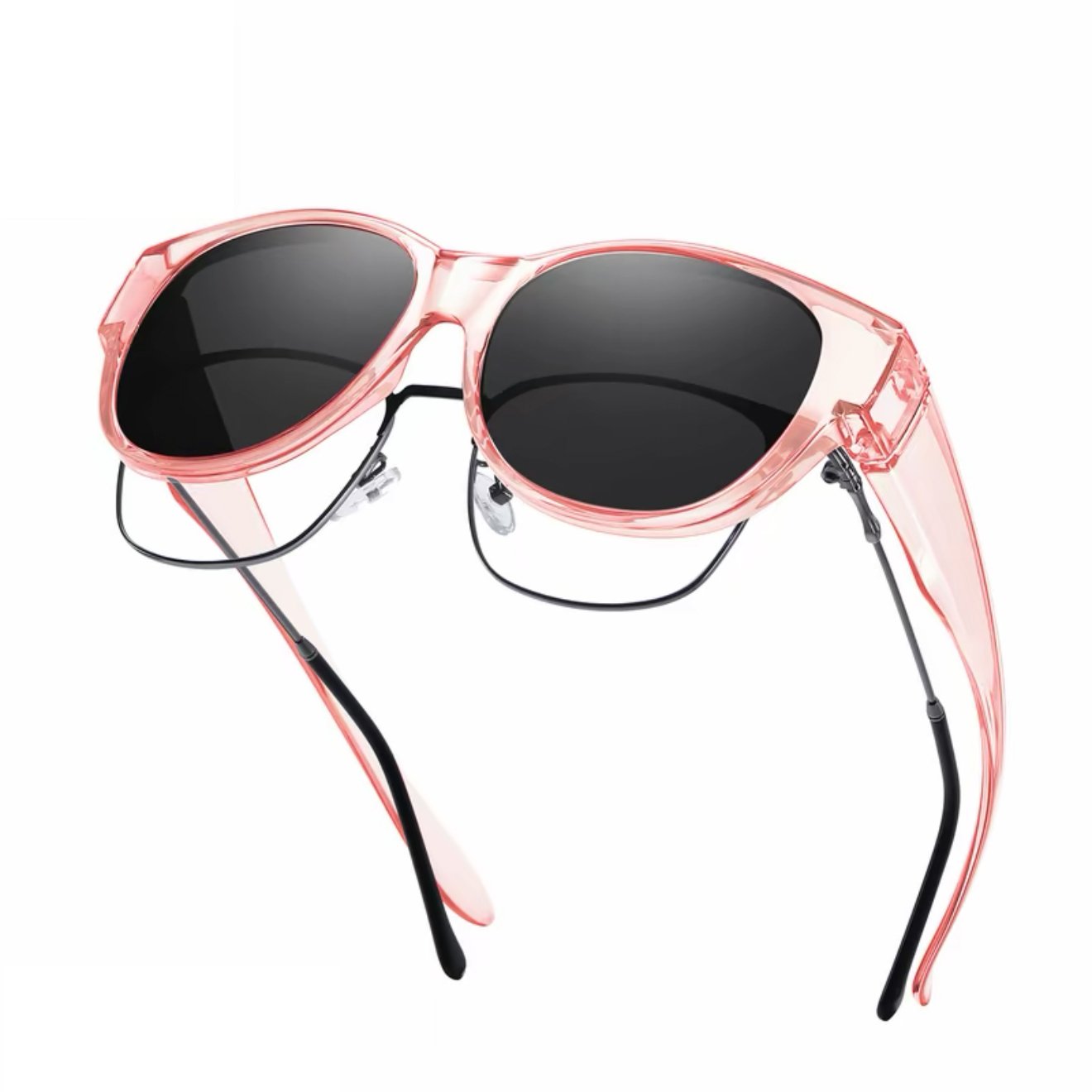 Dovrya - Zonnebril voor dames met cat eye gepolariseerd UV400, chique stijl
