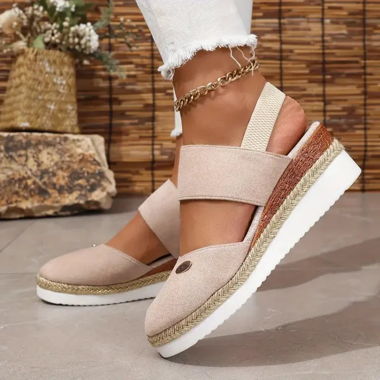Lioraelle - Orthopedische sandalen met platform, geventileerd en casual