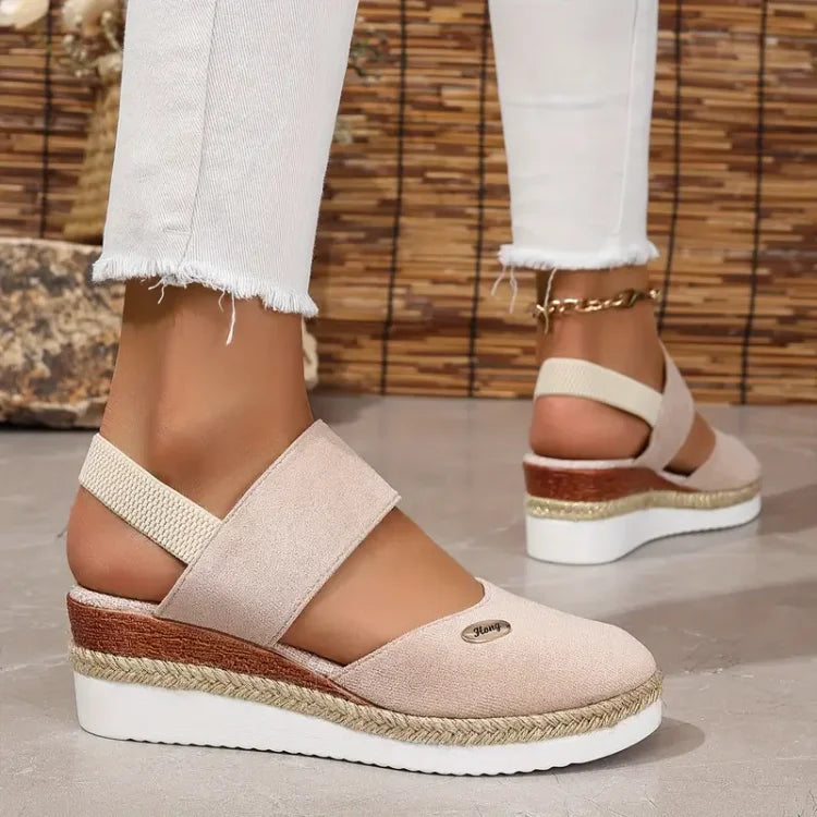 Lioraelle - Orthopedische sandalen met platform, geventileerd en casual