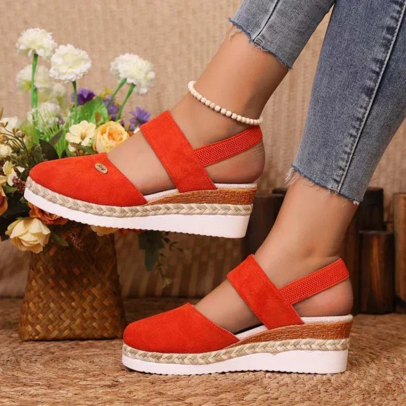 Lioraelle - Orthopedische sandalen met platform, geventileerd en casual