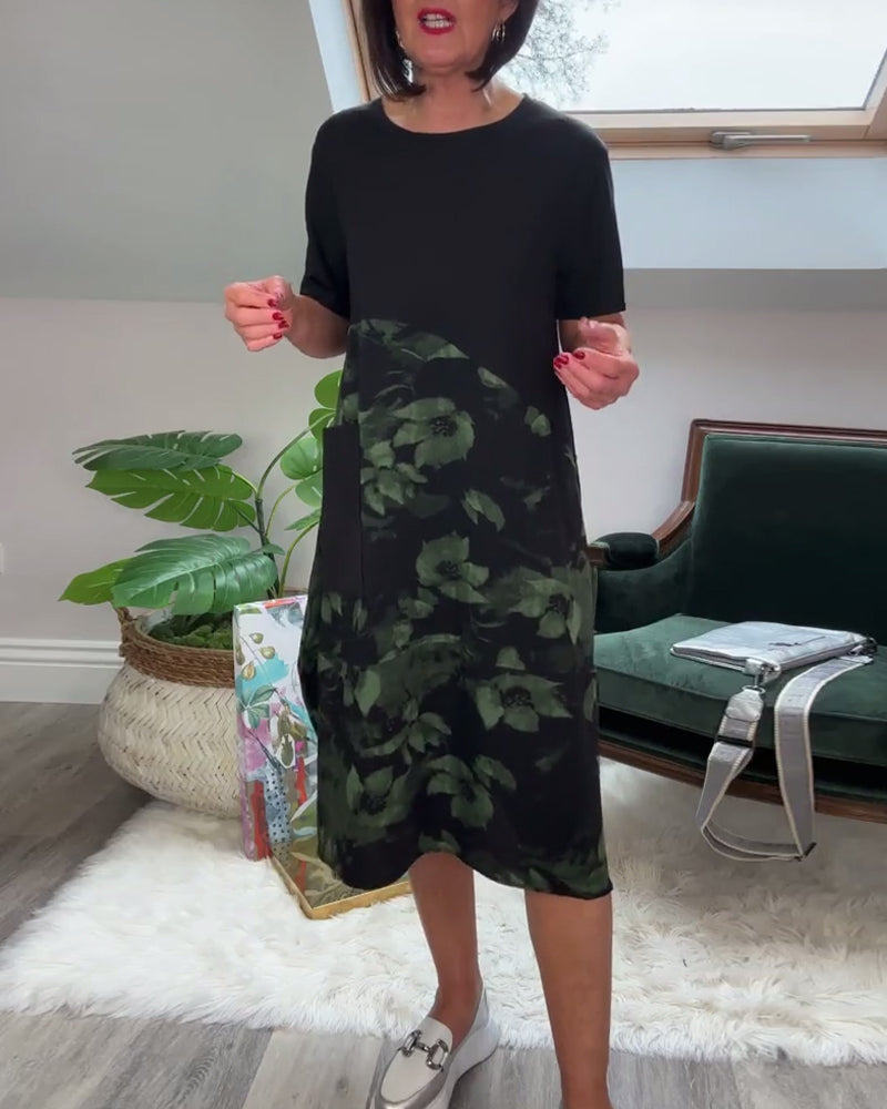Fien - Casual jurk met bloemenprint
