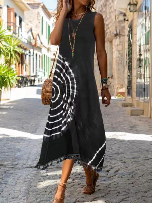 Elowen - Casual en stijlvolle mouwloze midi-jurk voor de zomer