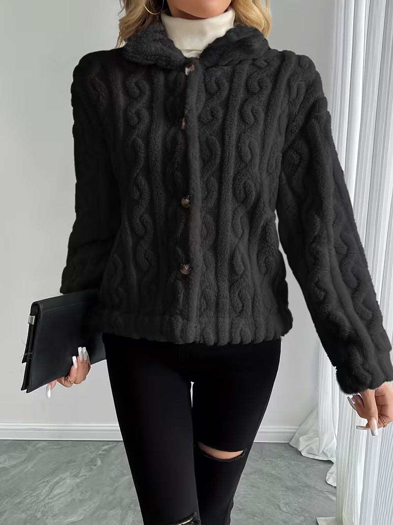 Nelle - Teddyjas voor dames met knopen