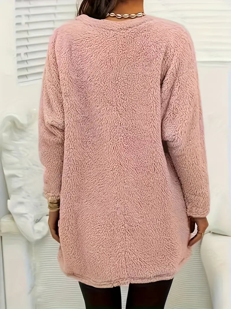 Patrice - Sweater dress met hartjes