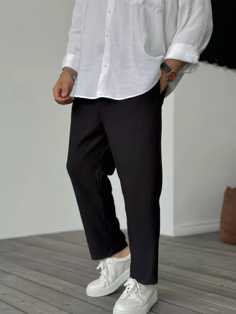 Vincenzo - Premium heren rib broek