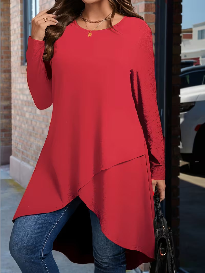 Arelivine - Elegante lange mouwen T-shirt