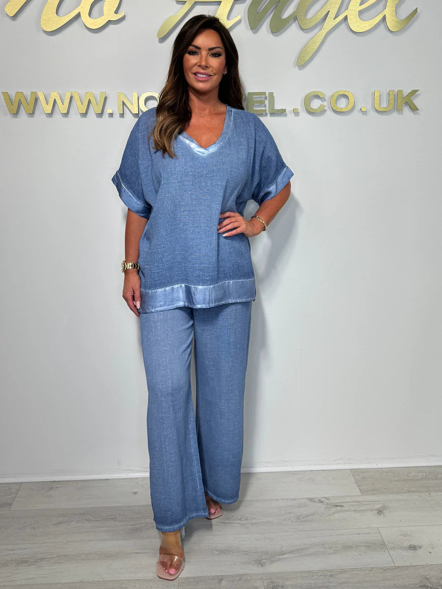 Haliora - Casual en trendy damesset met V-halslijn